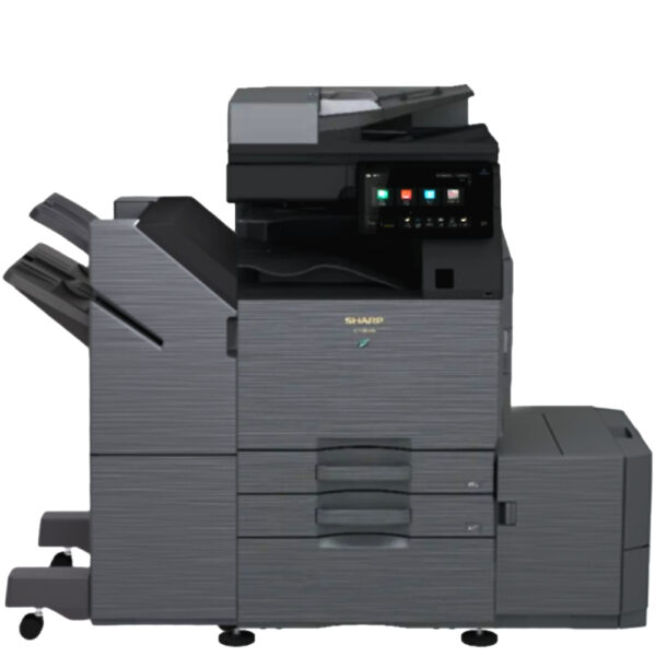 Sharp BP-50C26 w/ 2 trays, 3K Sheet Finisher, and Large Capacity Cassette