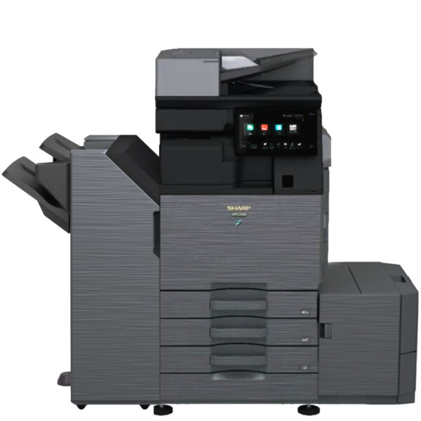 Sharp BP-50C26 w/ 3 trays and 1K Sheet Finisher, and Large Capacity Cassette