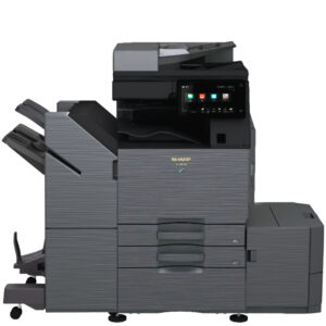 Sharp BP-50C45 w/ 2 trays, 3K Booklet Finisher, and Large Capacity Cassette