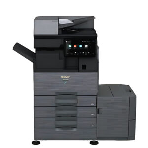 Sharp BP-50C45 w/ 3 trays, Inner Finisher, and Large Capacity Cassette