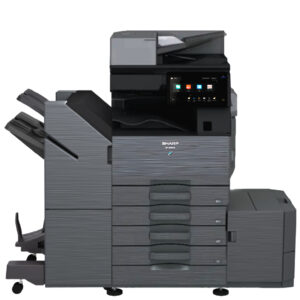 Sharp BP-50C31 w/ 4 trays, 1K Sheet Finisher, and Large Capacity Cassette