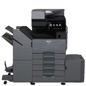 Sharp BP-50C36 w/ 4 trays, 3K Booklet Finisher, and Large Capacity Cassette