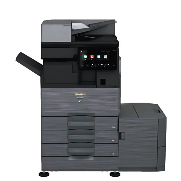 Sharp BP-50C31 w/ 3 trays, Inner Finisher, and Large Capacity Cassette