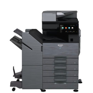 Sharp BP-70M45 w/ 4 Trays, Standing Finisher, and Fax